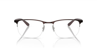 Ray-Ban RX 6513 unisex Brown Geometric Eyeglasses