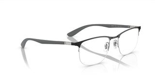 Ray-Ban RX 6513 unisex Grey Geometric Eyeglasses