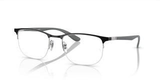 Ray-Ban RX 6513 unisex Grey Geometric Eyeglasses