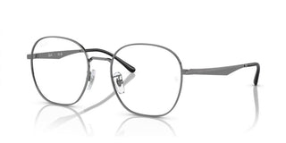 Ray-Ban RX 6515D unisex Ruthenium Round Eyeglasses