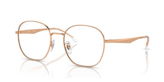 Ray-Ban RX 6515D unisex Rose gold Round Eyeglasses