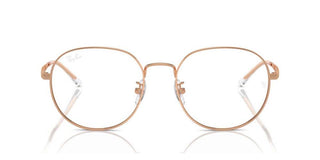 Ray-Ban RX 6517D unisex Rose gold Round Eyeglasses