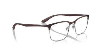 Ray-Ban RX 6518 unisex Ruthenium Squared Eyeglasses