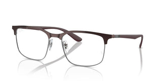 Ray-Ban RX 6518 unisex Ruthenium Squared Eyeglasses