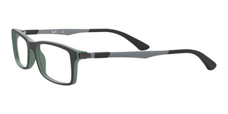 Ray-Ban Active Lifestyle RX 7017 unisex Black Geometric Eyeglasses