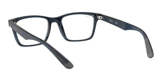 Ray-Ban RX 7025 unisex Blue Squared Eyeglasses