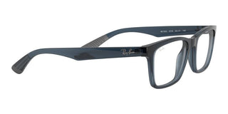 Ray-Ban RX 7025 unisex Blue Squared Eyeglasses