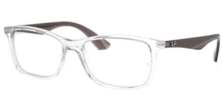 Ray-Ban RX 7047 unisex Transparent Geometric Eyeglasses