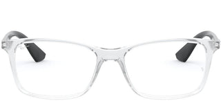 Ray-Ban RX 7047 unisex Transparent Geometric Eyeglasses