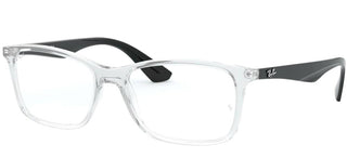 Ray-Ban RX 7047 unisex Transparent Geometric Eyeglasses