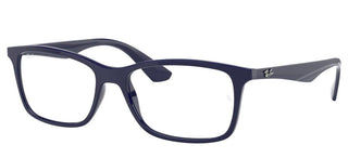 Ray-Ban RX 7047 unisex Blue Geometric Eyeglasses