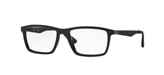 Ray-Ban RX 7056 unisex Black Geometric Eyeglasses