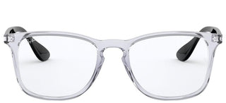 Ray-Ban RX 7074 unisex Transparent Geometric Eyeglasses