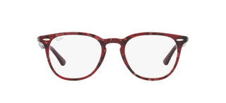 Ray-Ban RX 7159 unisex Havana Geometric Eyeglasses