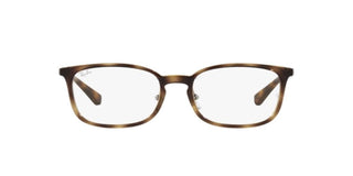 Ray-Ban RX 7182D unisex Havana Geometric Eyeglasses