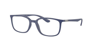 Ray-Ban RX 7208 unisex Blue Squared Eyeglasses