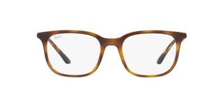 Ray-Ban RX 7211 unisex Havana Squared Eyeglasses