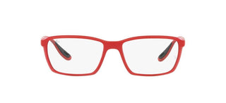 Ray-Ban RX 7213M unisex Red Squared Eyeglasses