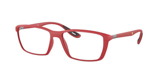 Ray-Ban RX 7213M unisex Red Squared Eyeglasses