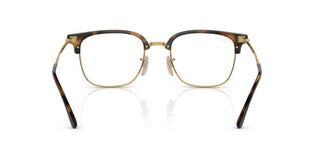 Ray-Ban RX 7216 unisex Havana Squared Eyeglasses