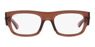 Ray-Ban RX 7218 unisex Brown Squared Eyeglasses