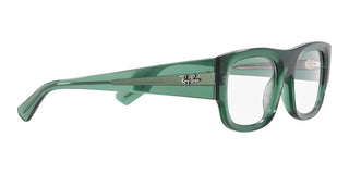 Ray-Ban RX 7218 unisex Green Squared Eyeglasses