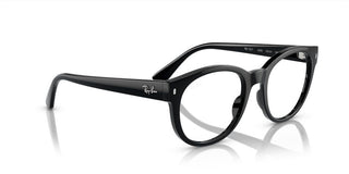 Ray-Ban RX 7227 unisex Black Squared Eyeglasses