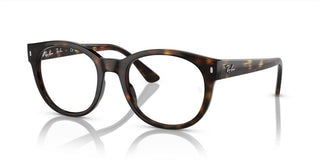 Ray-Ban RX 7227 unisex Havana Squared Eyeglasses