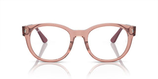 Ray-Ban RX 7227 unisex Pink Squared Eyeglasses