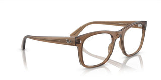 Ray-Ban RX 7228 unisex Brown Squared Eyeglasses