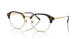 Ray-Ban RX 7229 unisex Havana Geometric Eyeglasses