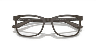 Ray-Ban RX 7230 unisex Brown Geometric Eyeglasses