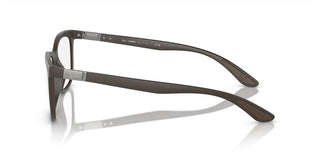 Ray-Ban RX 7230 unisex Brown Geometric Eyeglasses