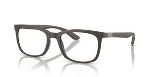 Ray-Ban RX 7230 unisex Brown Geometric Eyeglasses