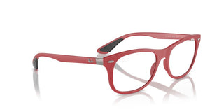 Ray-Ban RX 7307M unisex Red Squared Eyeglasses