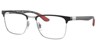 Ray-Ban RX 8421 unisex Black Geometric Eyeglasses