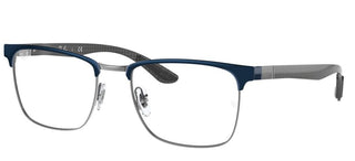 Ray-Ban RX 8421 unisex Blue Geometric Eyeglasses