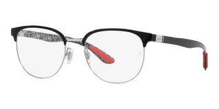 Ray-Ban RX 8422 unisex Black Geometric Eyeglasses