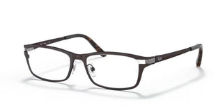 Ray-Ban RX 8727D unisex Brown Geometric Eyeglasses