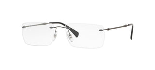 Ray-Ban RX 8755 men Ruthenium Geometric Eyeglasses