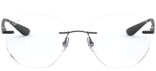 Ray-Ban RX 8766 unisex Ruthenium Round Eyeglasses