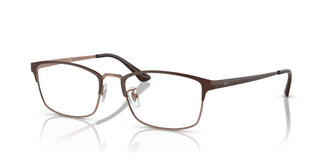 Ray-Ban RX 8772D unisex Brown Squared Eyeglasses