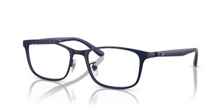 Ray-Ban RX 8773D unisex Blue Squared Eyeglasses