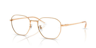 Ray-Ban RX 8777D unisex Rose gold Geometric Eyeglasses