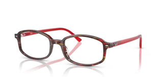 Ray-Ban SAM RX 5432 unisex Red Rectangle Eyeglasses