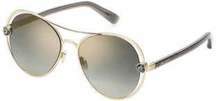 Jimmy Choo SARAH/S women Gold Pilot Sunglasses