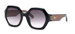 Chopard SCH362M unisex Black Geometric Sunglasses