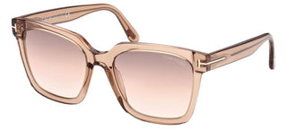 Tom Ford SELBY FT 0952 women Brown Geometric Sunglasses