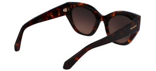 Salvatore Ferragamo SF1107S women Brown Geometric Sunglasses