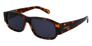 Salvatore Ferragamo SF1109S men Brown Geometric Sunglasses